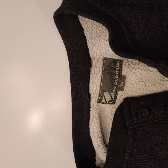 Mens fleece lined sweater - Picture 10 of 13